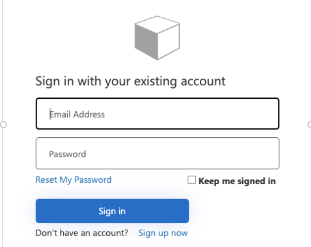 2. Choose Sign up now